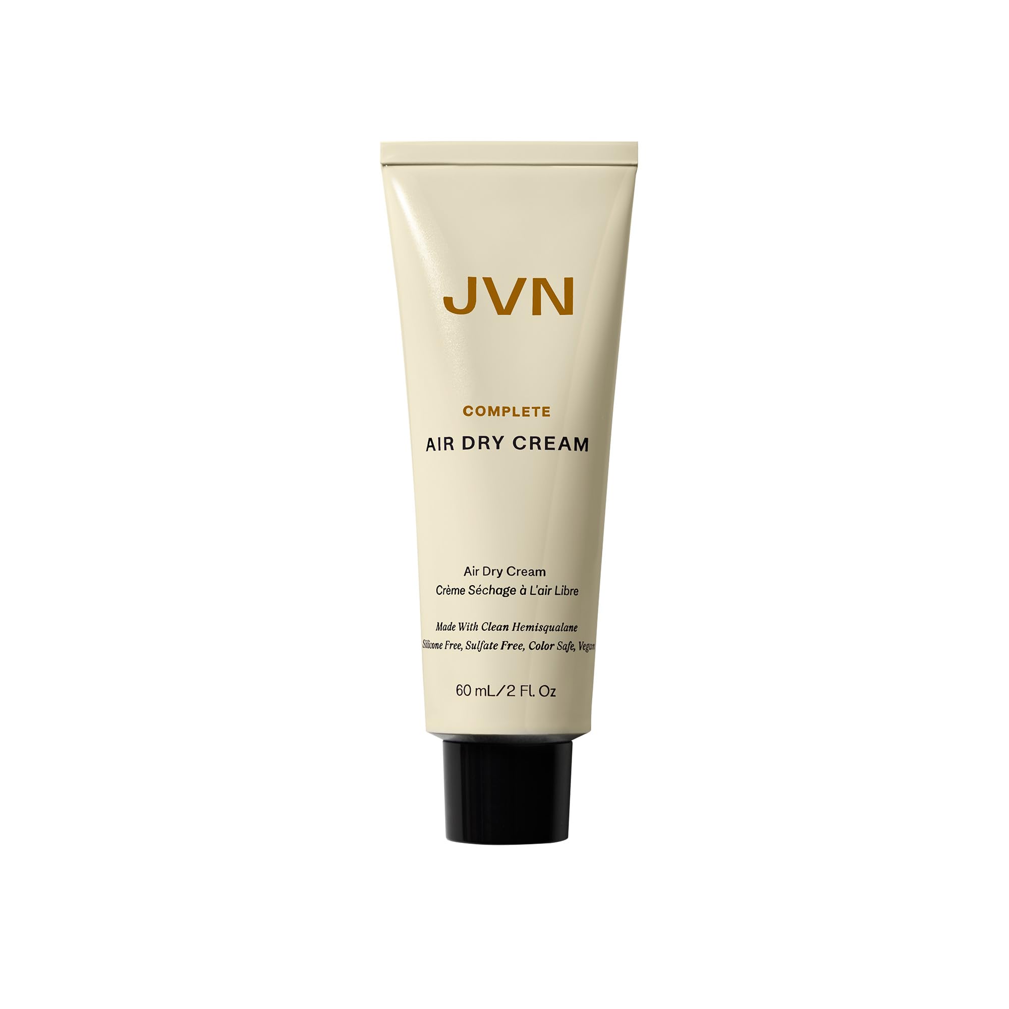JVN Crème Air Dry Complete en emballage pratique pour les voyages et essais rapides.
