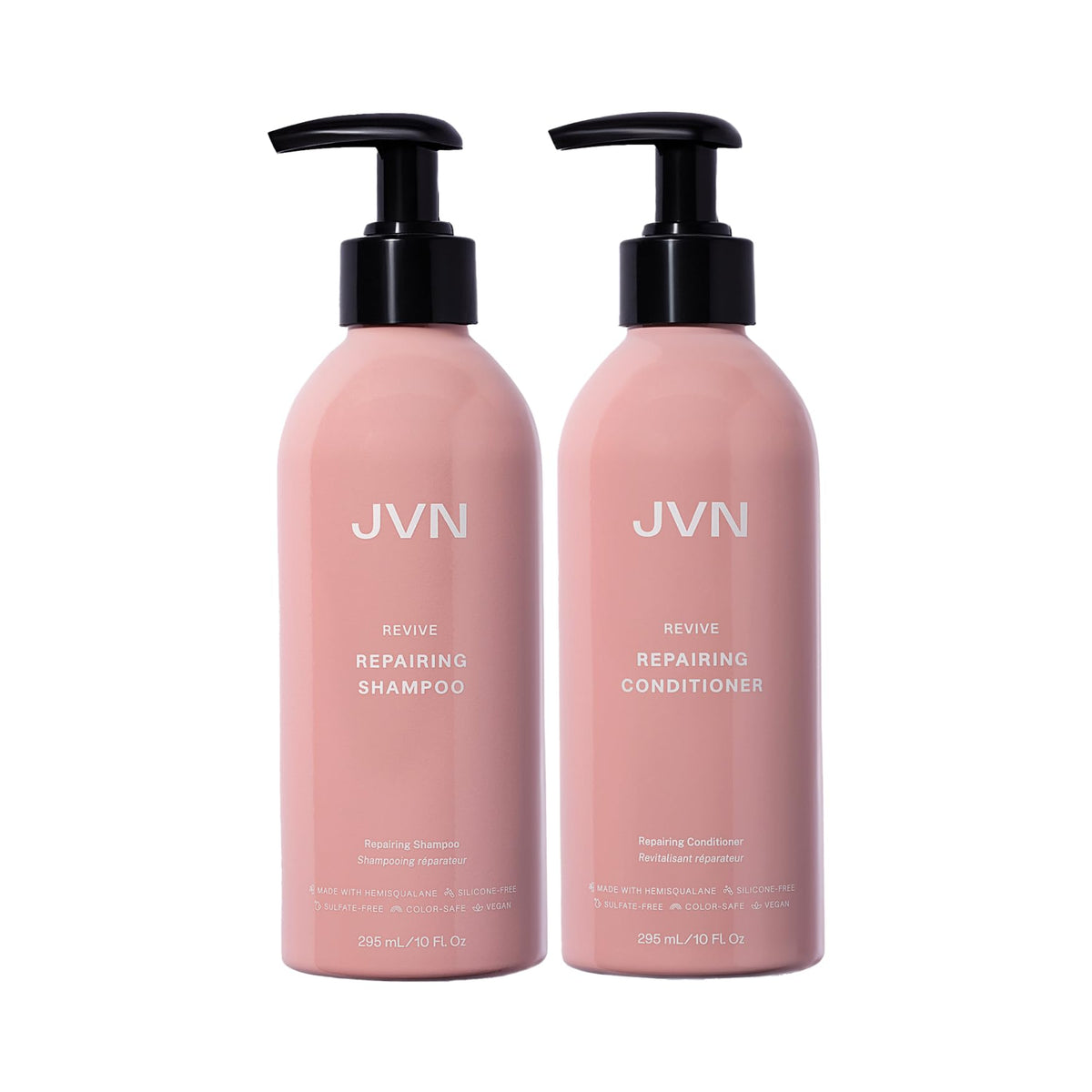 JVN Revive Shampooing: flacon réparateur pour cheveux abîmés
