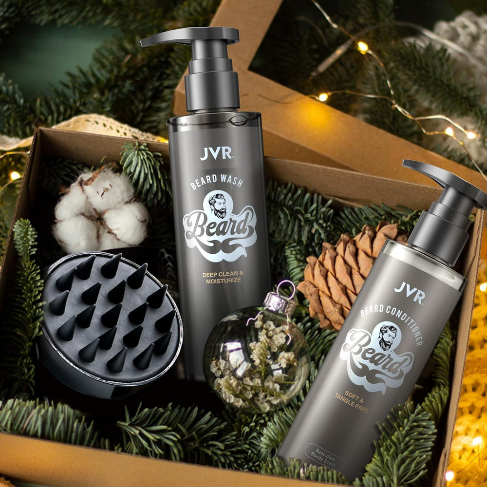 JVR Bouteille-6-7oz: format pratique pour la routine quotidienne de barbe.