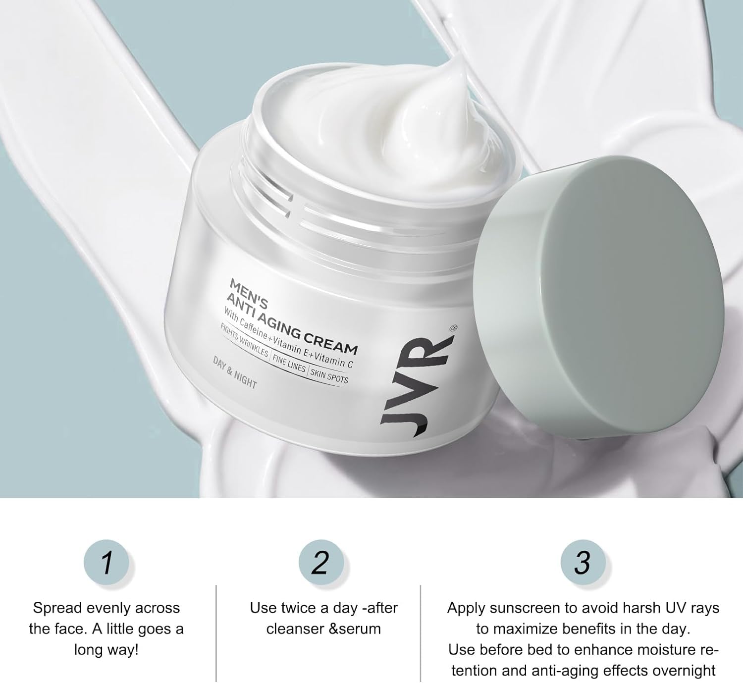 Crème adaptée à tous les types de peau, y compris sensibles.
