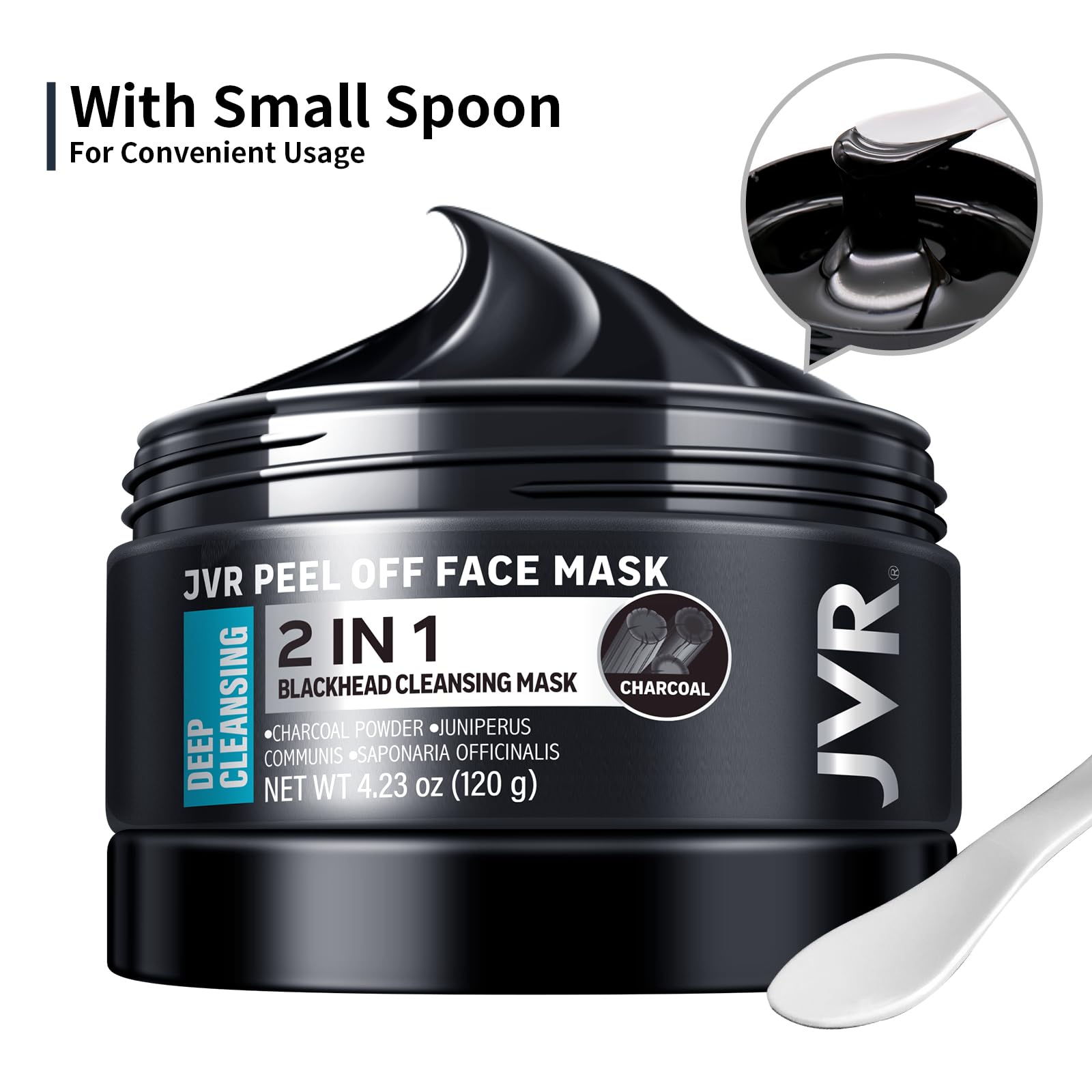 JVR extraits naturels nettoient en douceur la peau du visage.