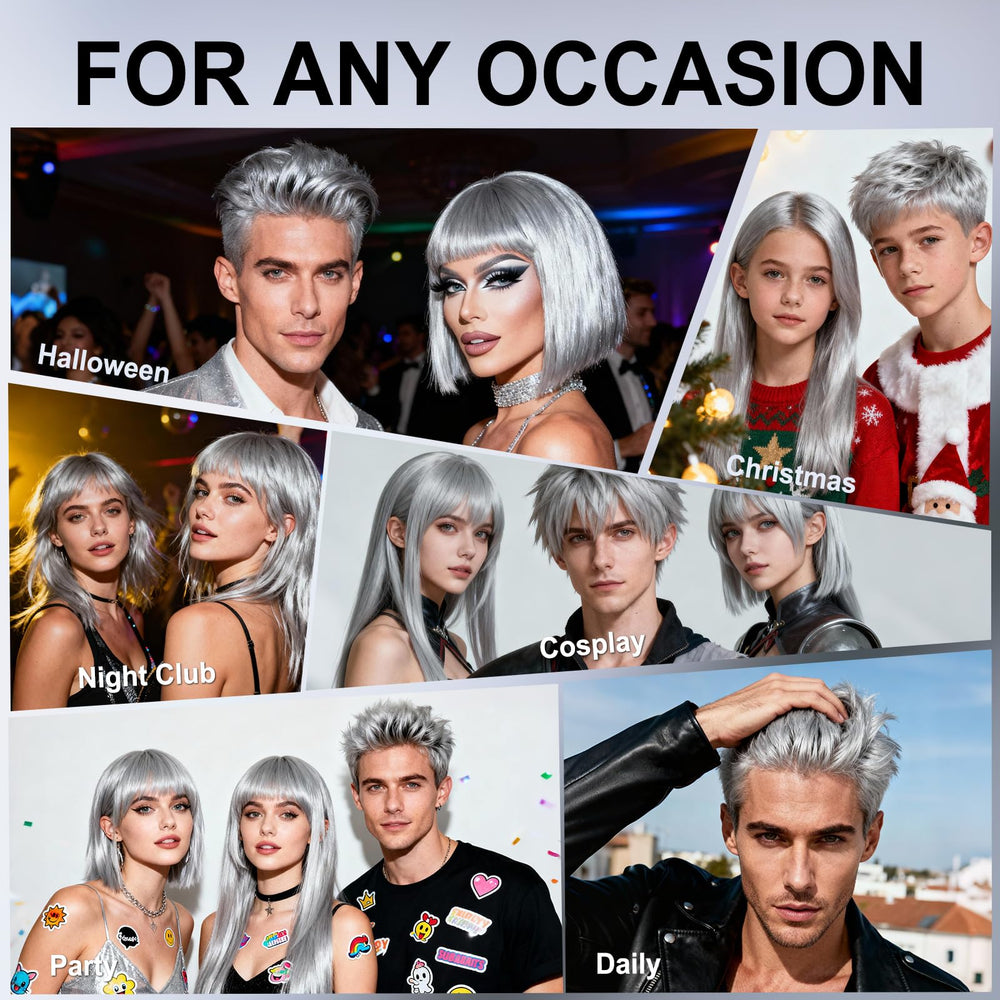 JVR look soirée argenté prêt pour fête ou soirée.
