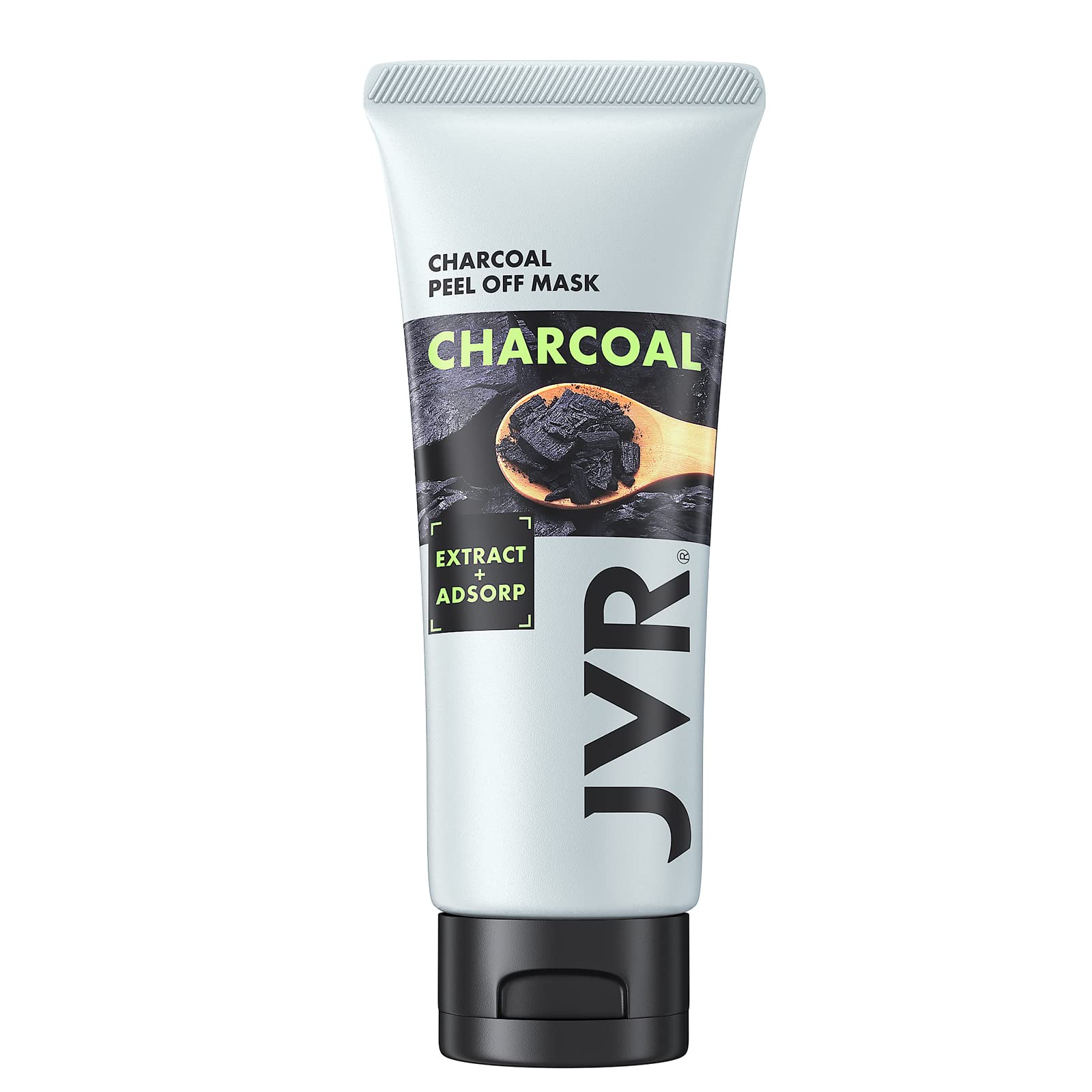 Masque charbon Peel-Off JVR : application facile pour préparer la peau.