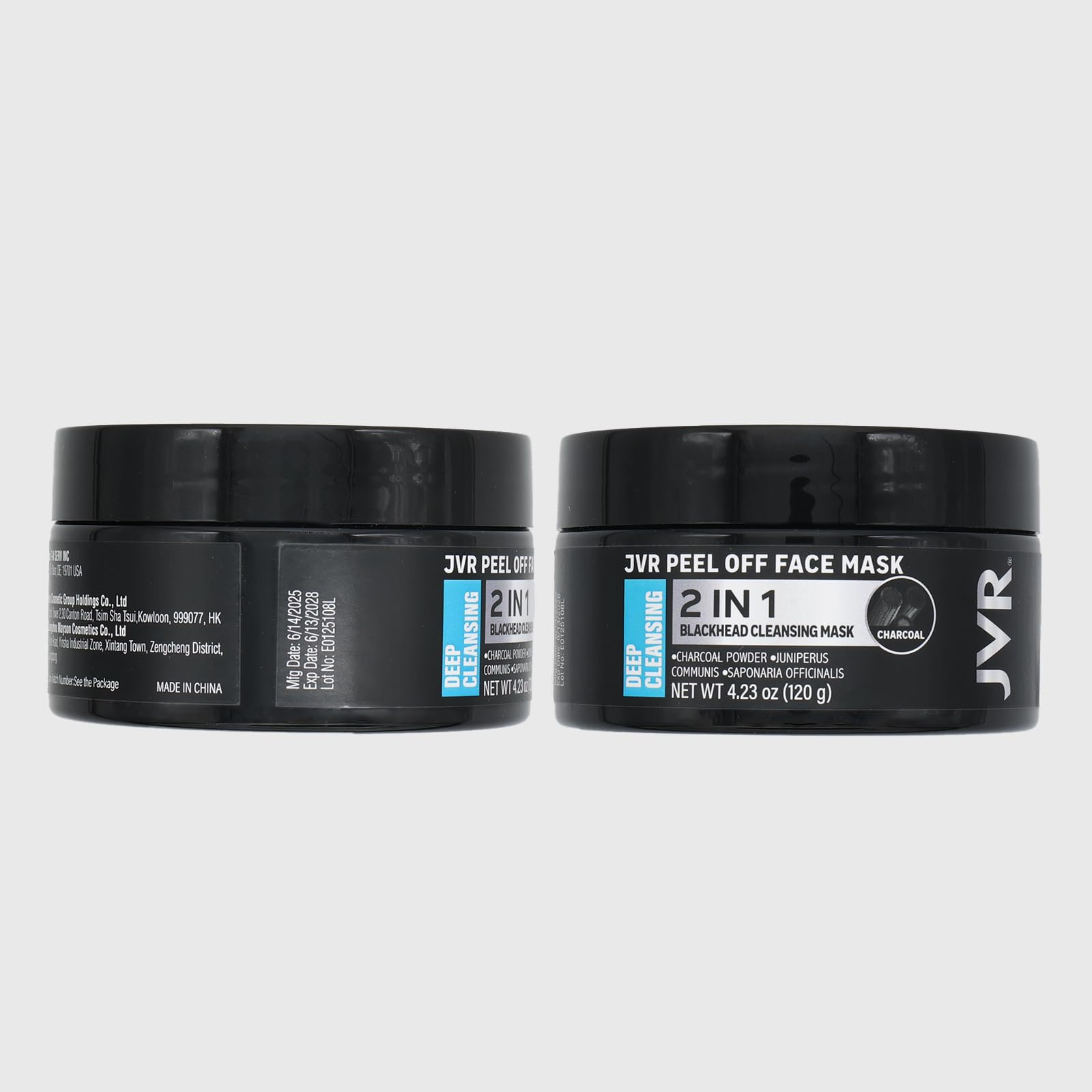 JVR masque convient aux peaux grasses et mixtes pour une routine hebdomadaire.