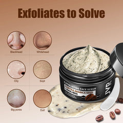 Texture exfoliante fine du gommage JVR, teint uniforme