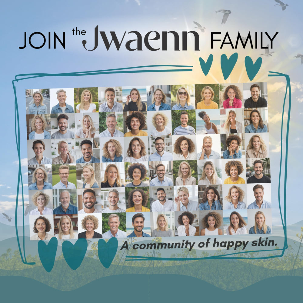 Routine quotidienne avec JWAENN: soin simple et efficace.