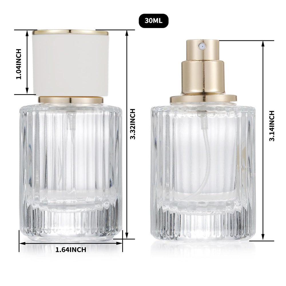 Atomiseur fin en métal sur flacon Jxcmeng 50 ml, pulvérisation homogène.