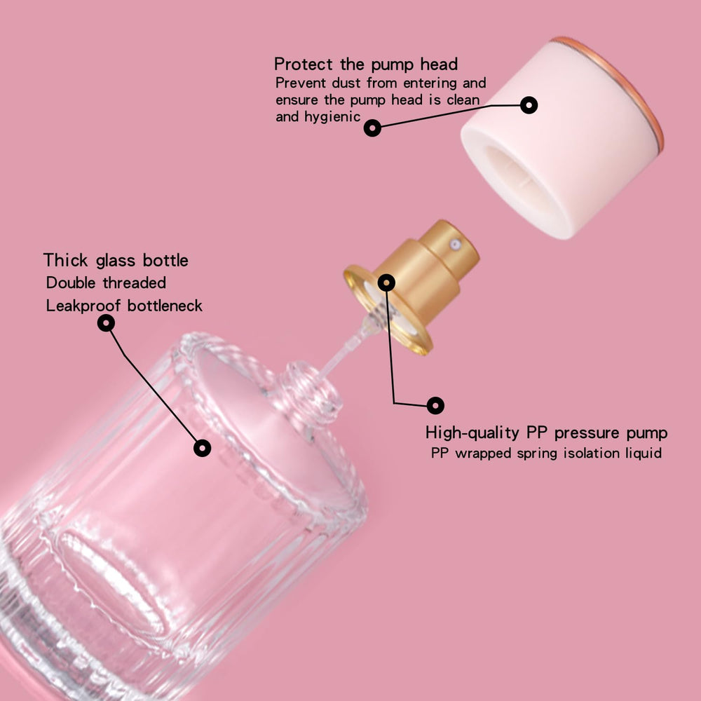Outils de remplissage Jxcmeng: embout et pompe pour flacon 50 ml.