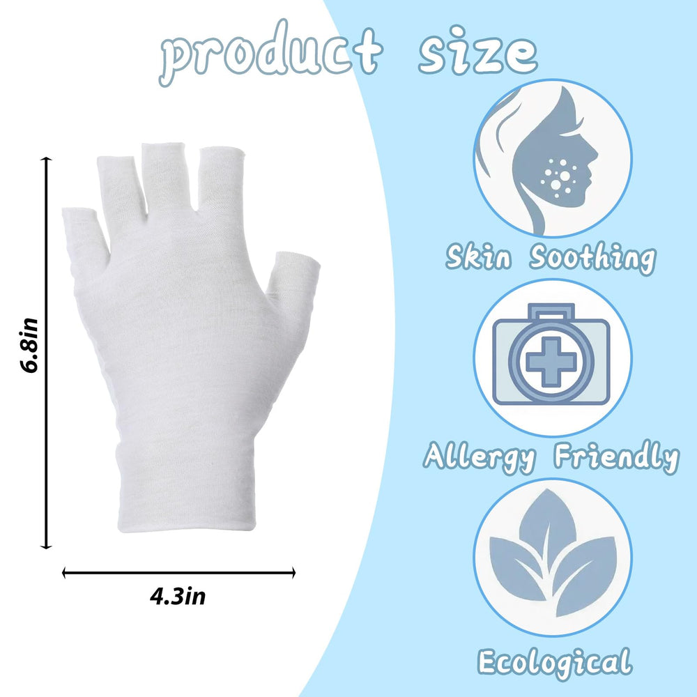 Lot de 12 paires Jxiwvl, gants blancs polyvalents.