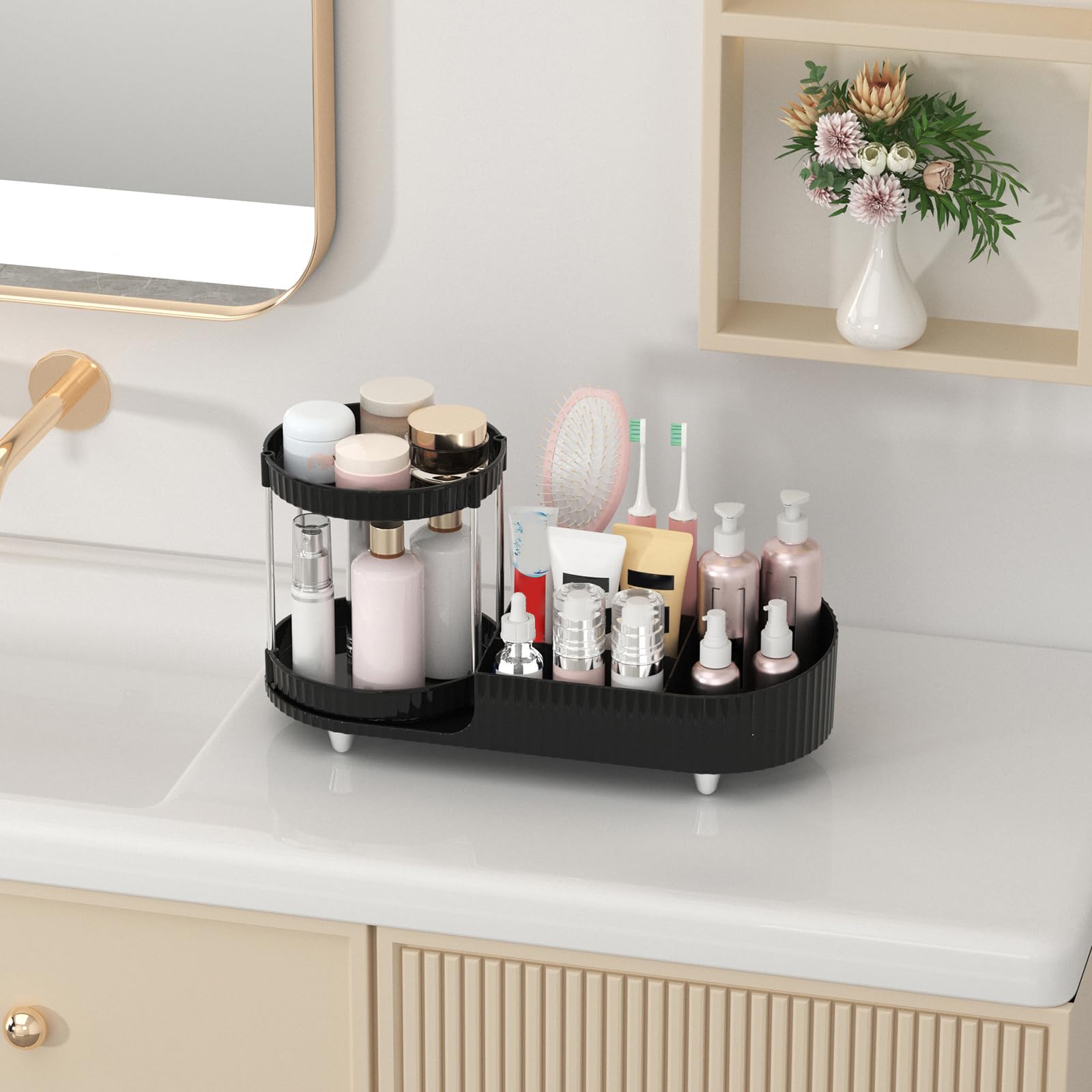 Jywantful optimisation espace coiffeuse: optimise l'espace et réduit le désordre.