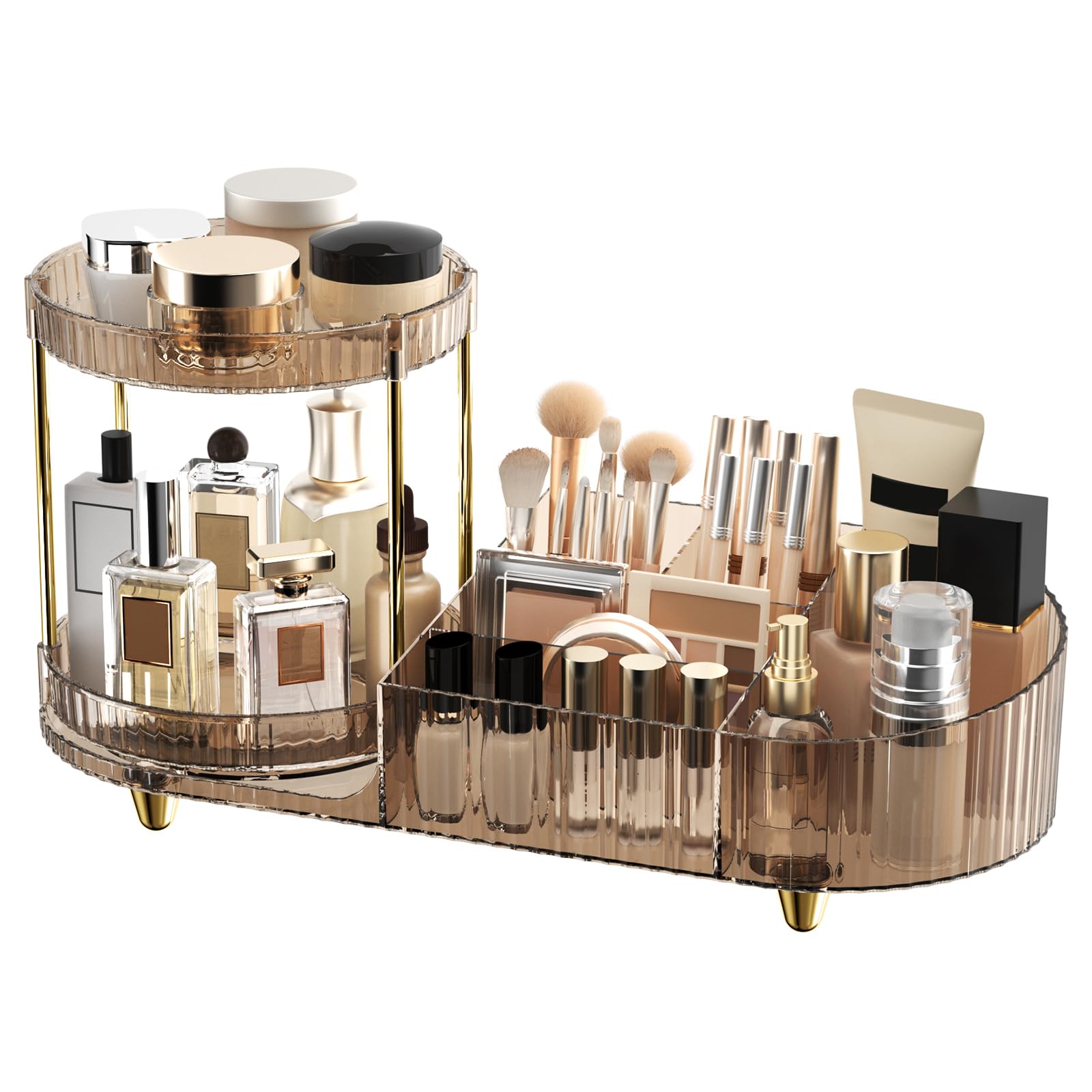 Jywantful organisateur maquillage rotation 360 pour un accès rapide et organisé.