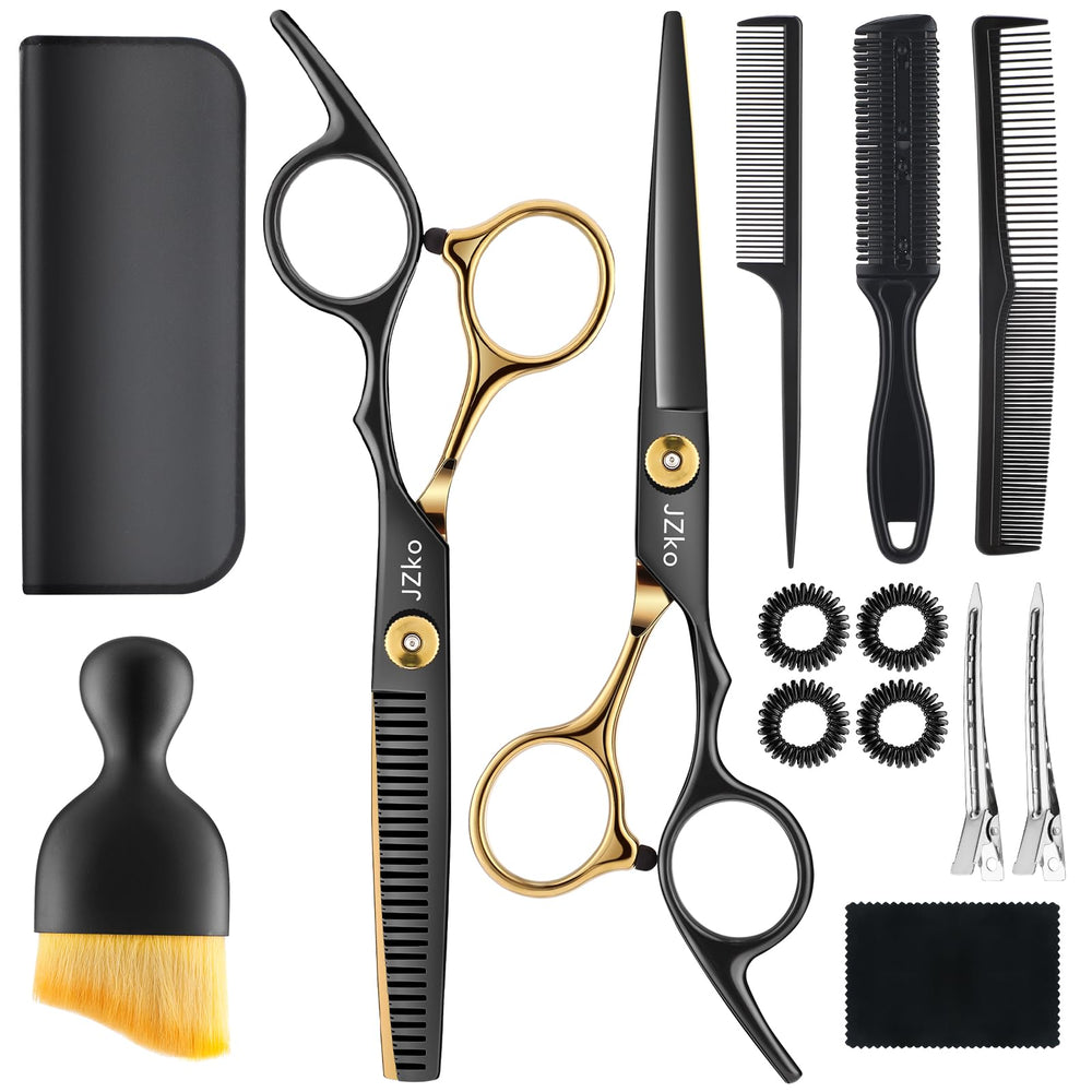 Ciseaux de coiffure JZko 6,7 pouces pour une coupe précise.