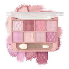 Palette K'APEINE avec 8 teintes roses et brunes, regard élégant et polyvalent.