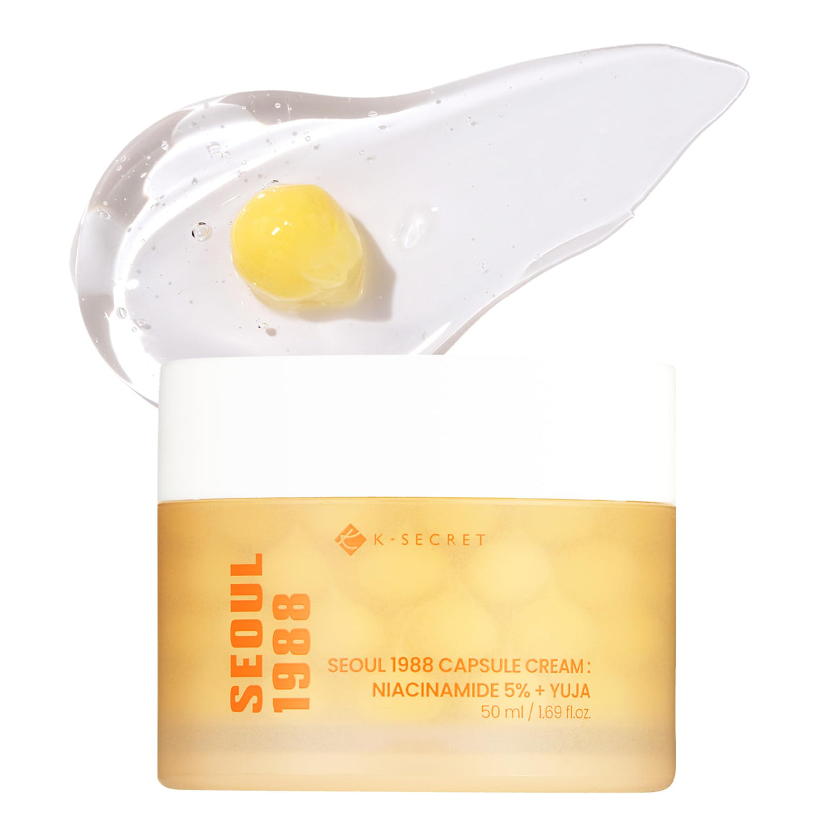 K-SECRET SEOUL 1988 – pot de crème Niacinamide en capsule pour hydratation durable