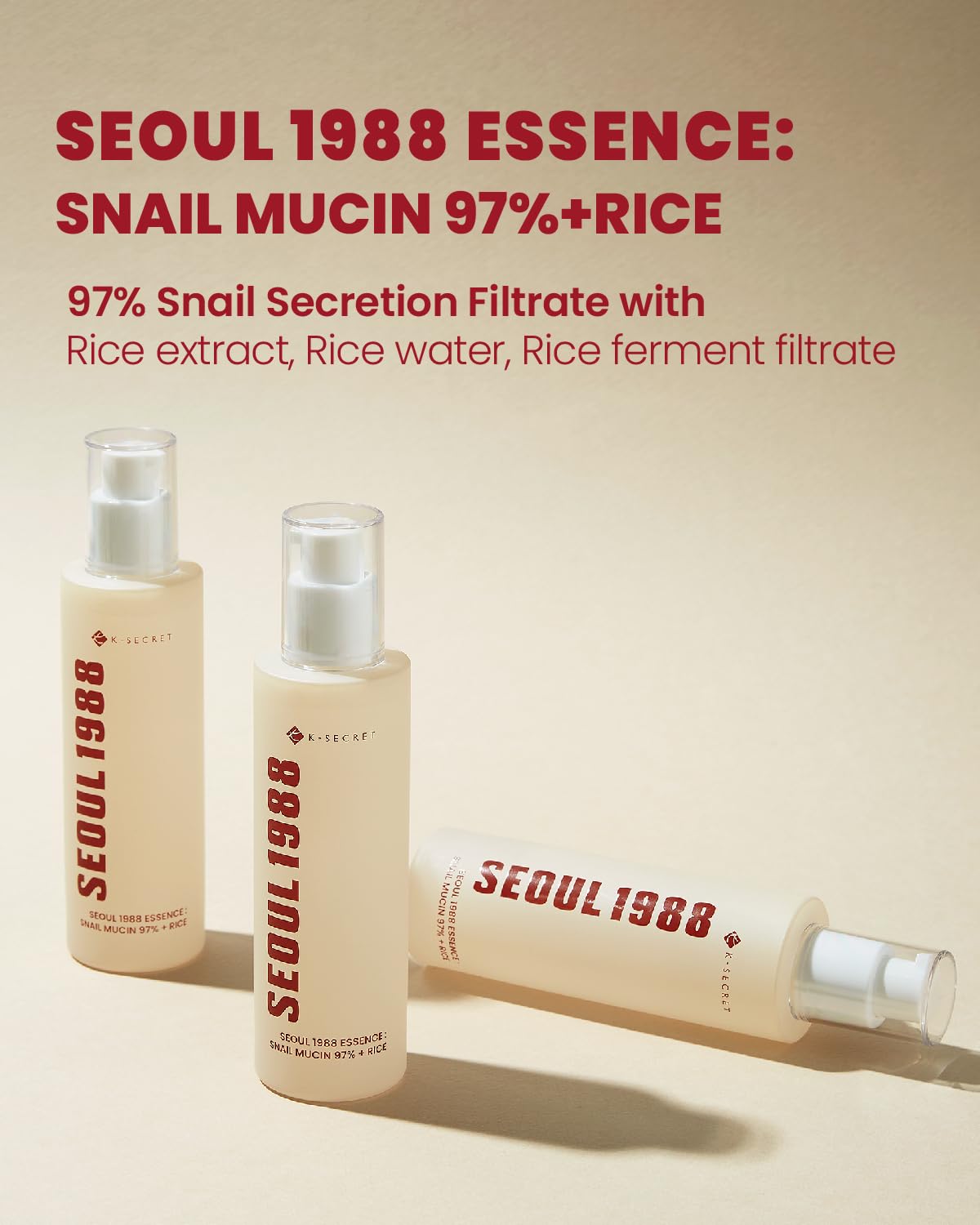 K-SECRET sérum hydratant à texture légère qui pénètre rapidement.