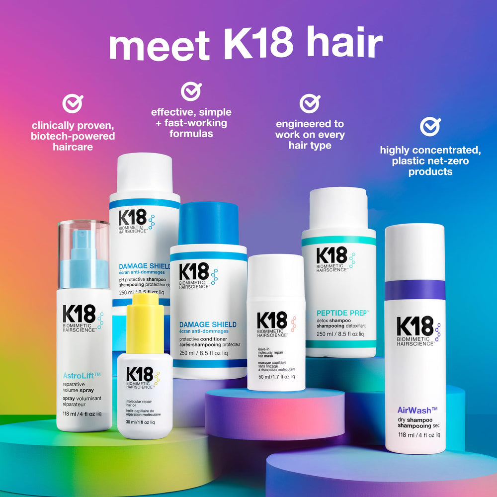 K18 Damage Shield: formule respectueuse du microbiome du cuir chevelu.