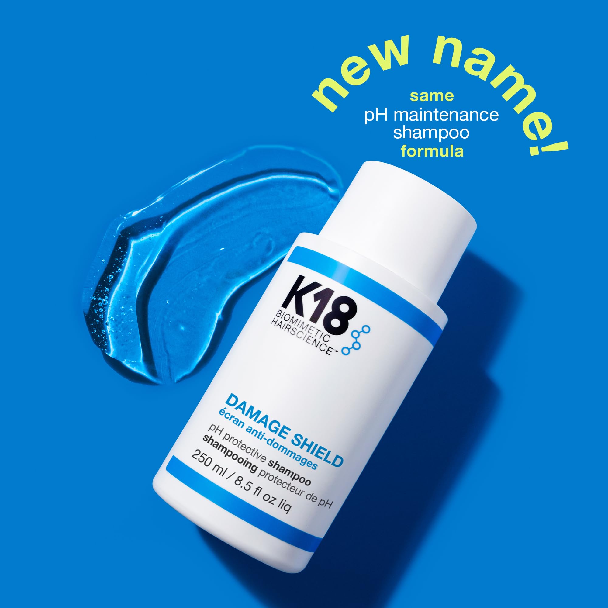K18 Damage Shield: goutte sur la paume démontrant une application délicate.