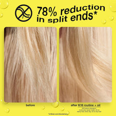 K18 Huile brillance couleur des cheveux, éclat et dimension des teintes.