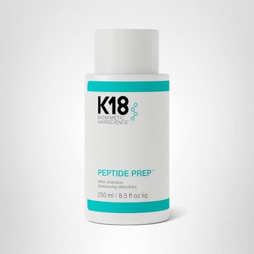 K18 PEPTIDE PREP DETOX Shampoo, sans résidus: nettoie en profondeur sans laisser d'accroche.