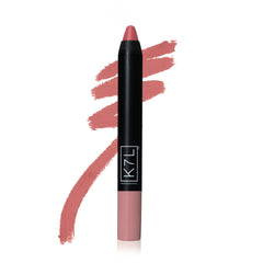 K7L crayon lèvres, application précise, fini mat uniforme.