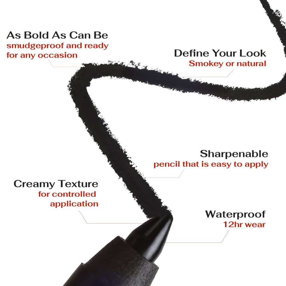 K7L crayon yeux noir profond – ligne précise jour