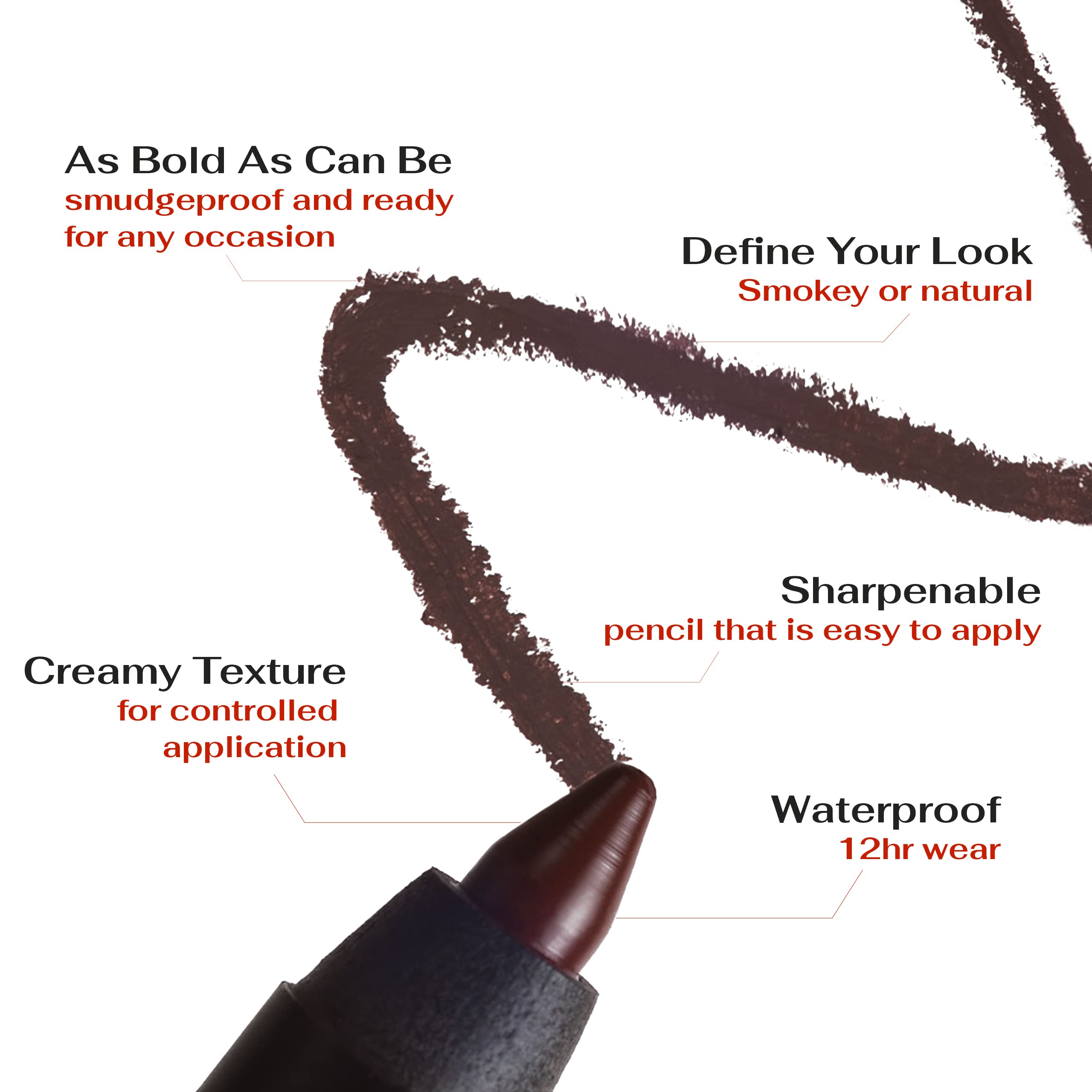 K7L Eyeliner brun foncé – trace précise pour un regard net.