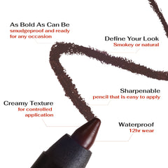 K7L Eyeliner brun foncé – trace précise pour un regard net.