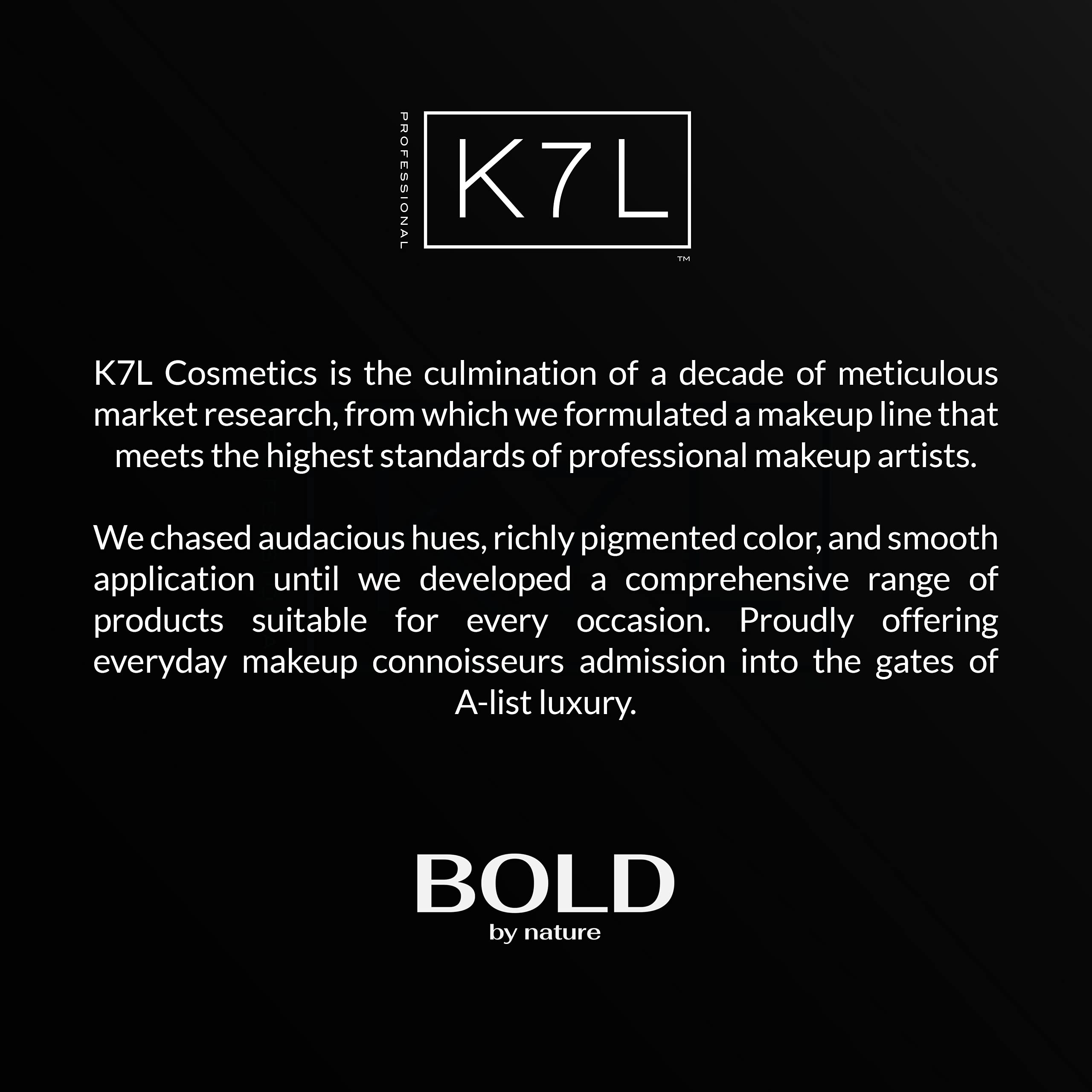 K7L Crayon contour des yeux couleur beige clair: idéal pour un look naturel ou plus marqué.