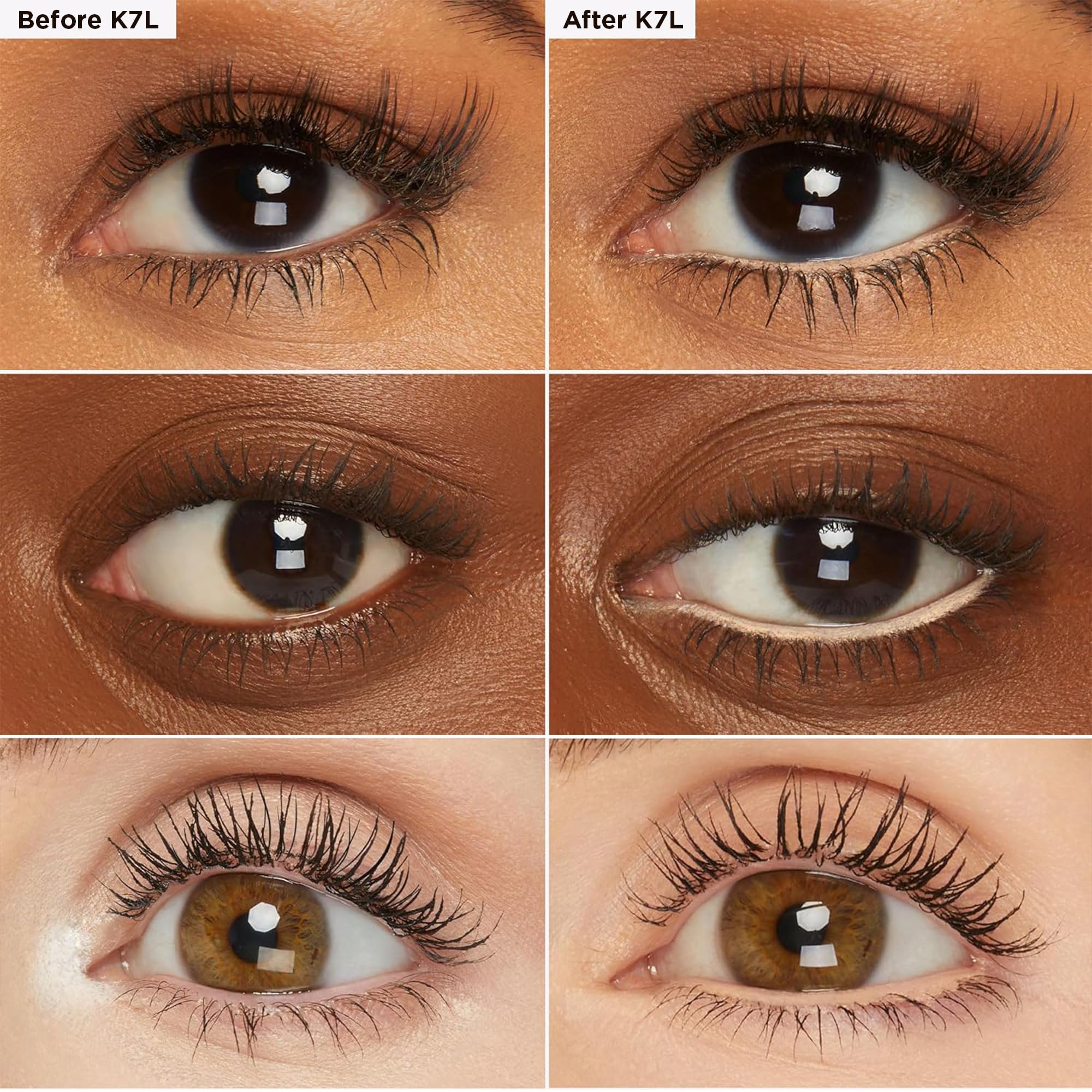 K7L Crayon contour des yeux couleur beige clair: trait précis dès l’application.