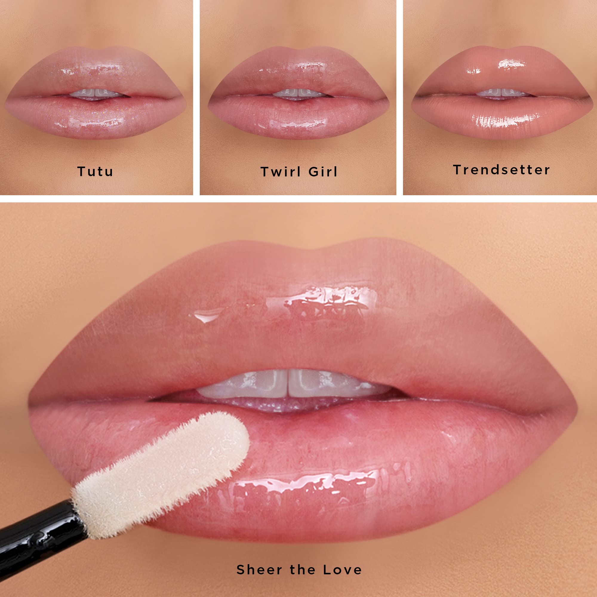 K7L brillant à lèvres rose pâle – parfait pour le maquillage quotidien.