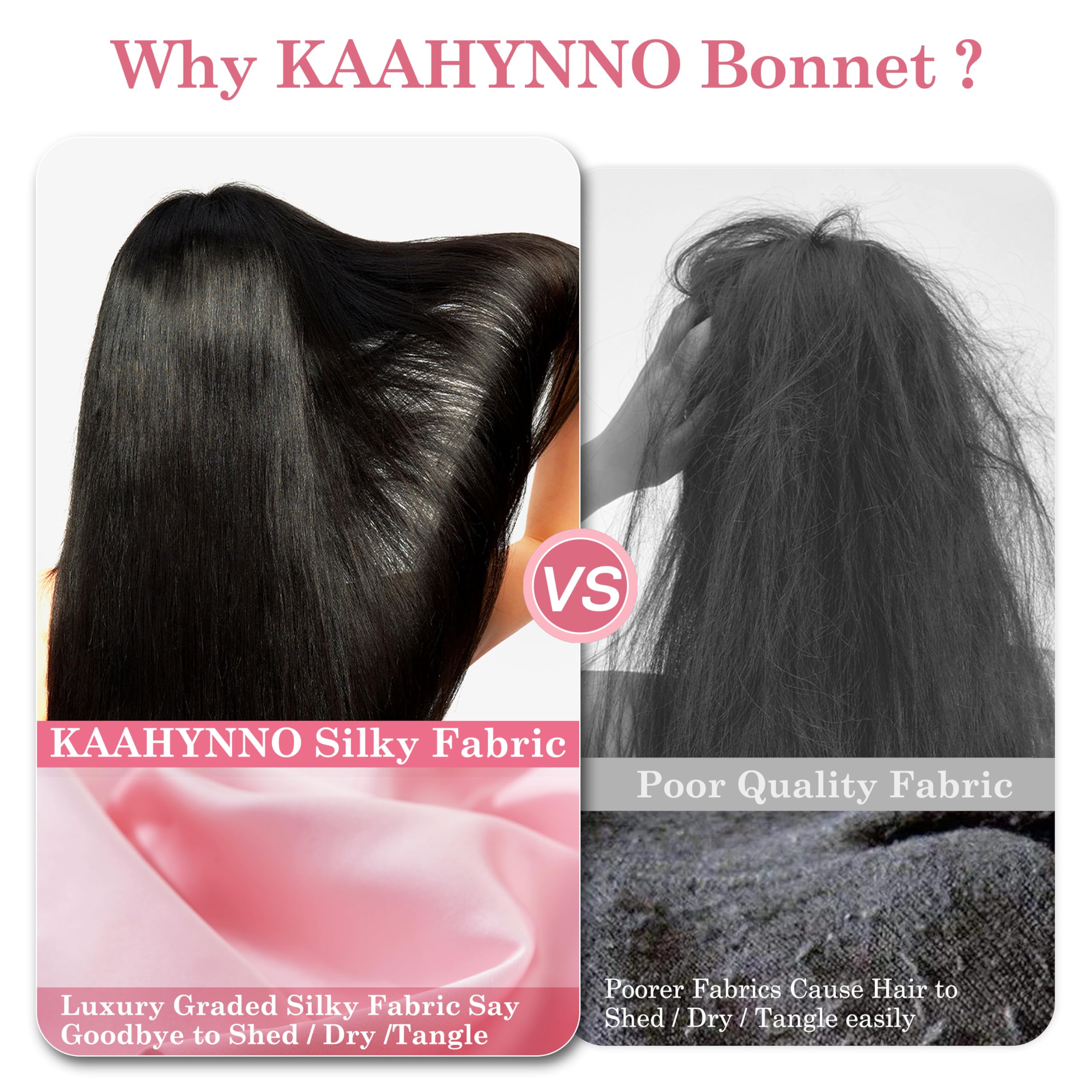 Bonnet KAAHYNNO anti-glisse, idéal pour dormir sans décalages.