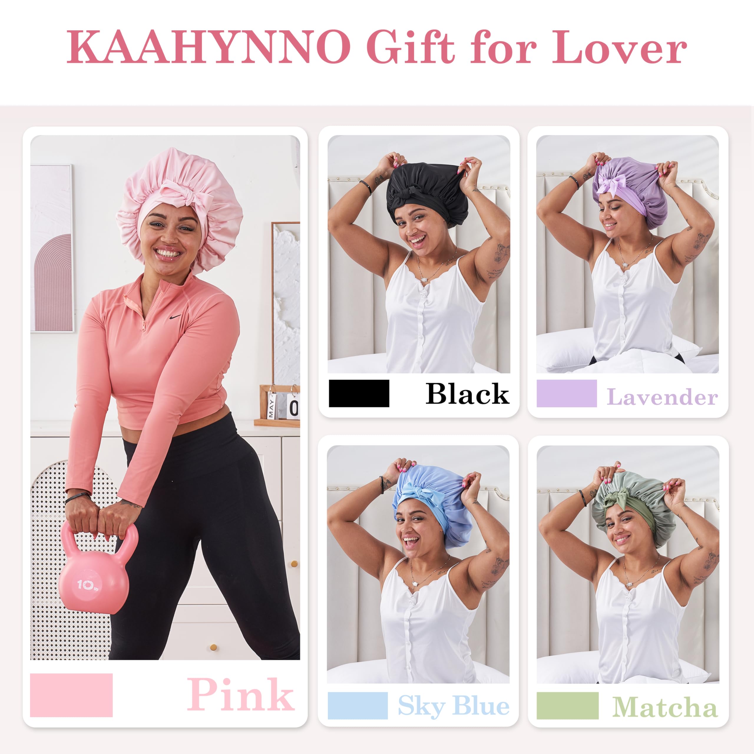 Bonnet KAAHYNNO, cadeau parfait pour tous les âges et types de cheveux.