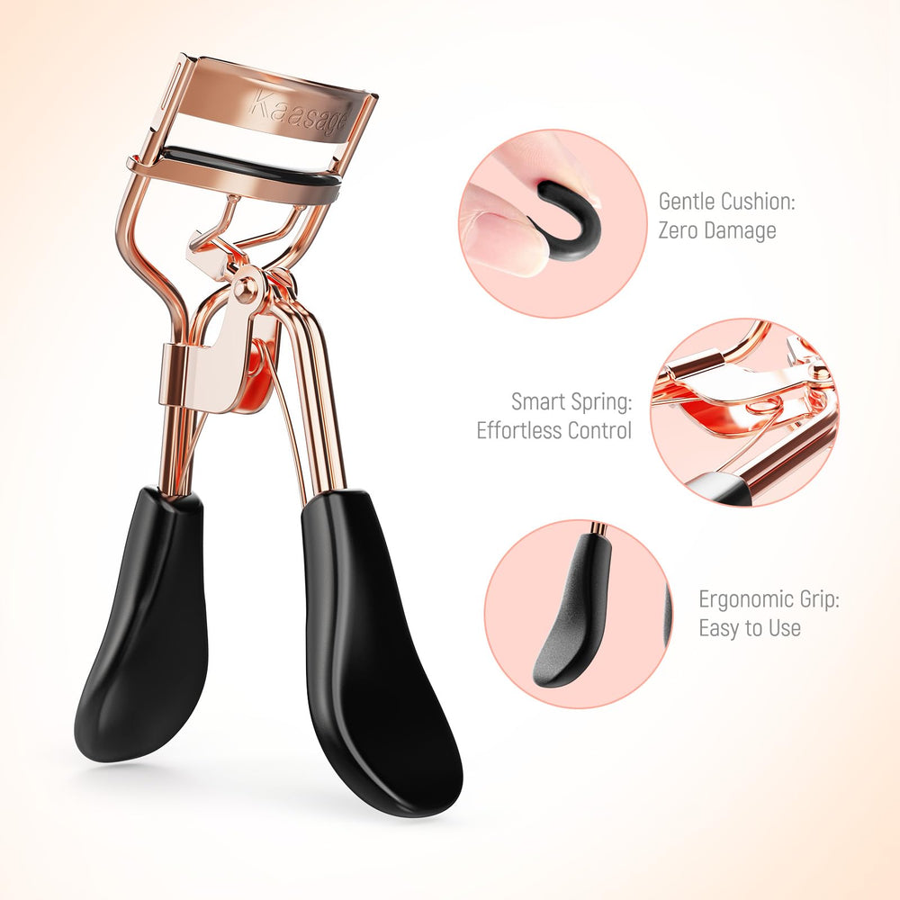 Kaasage tire-cils – pad en silicone doux protégeant les cils pendant l’usage.