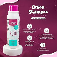 Le Shampoing Kaba – mousse dense sur le cuir chevelu pour un nettoyage en profondeur.