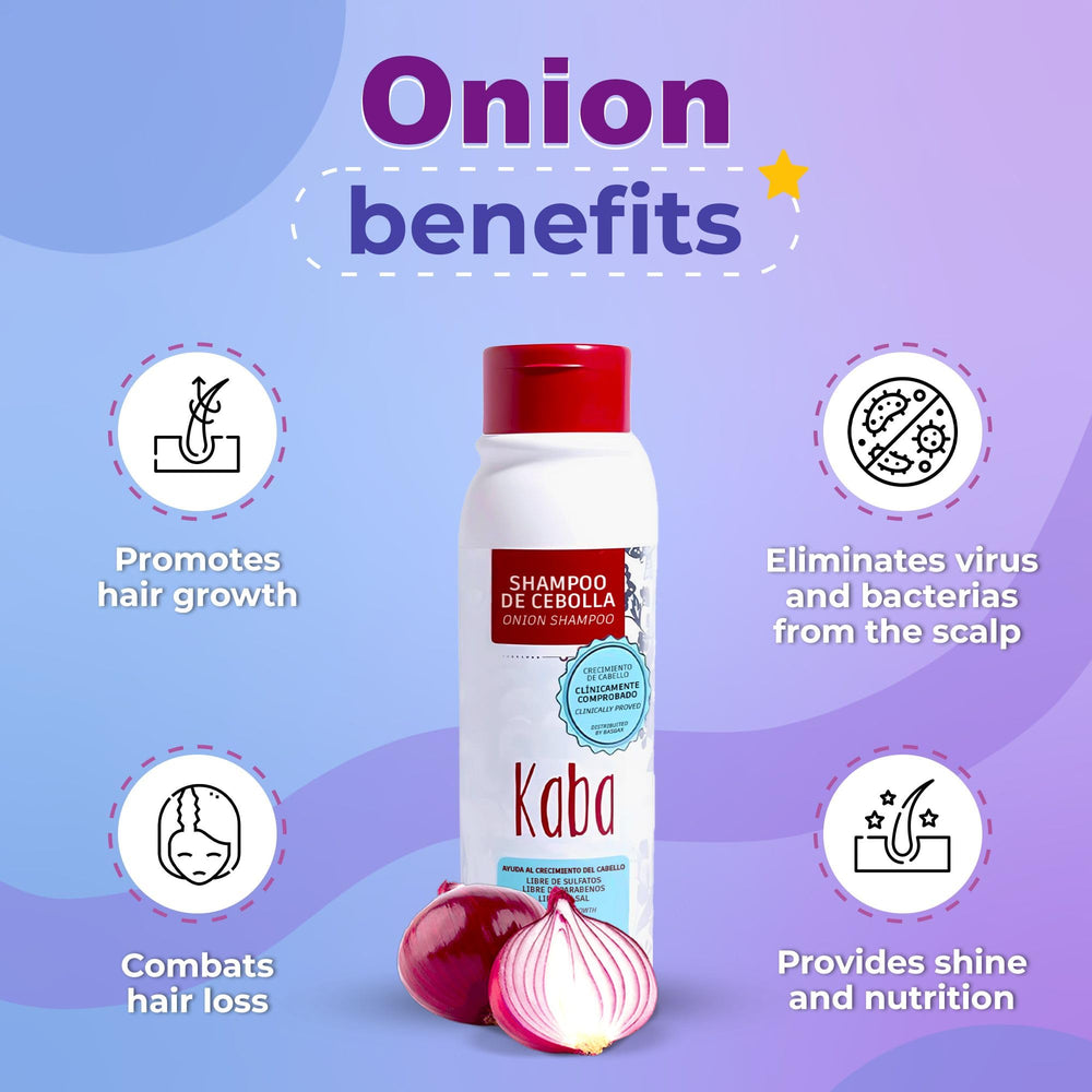 Texture liquide du Shampoing Kaba Oignon et application facile