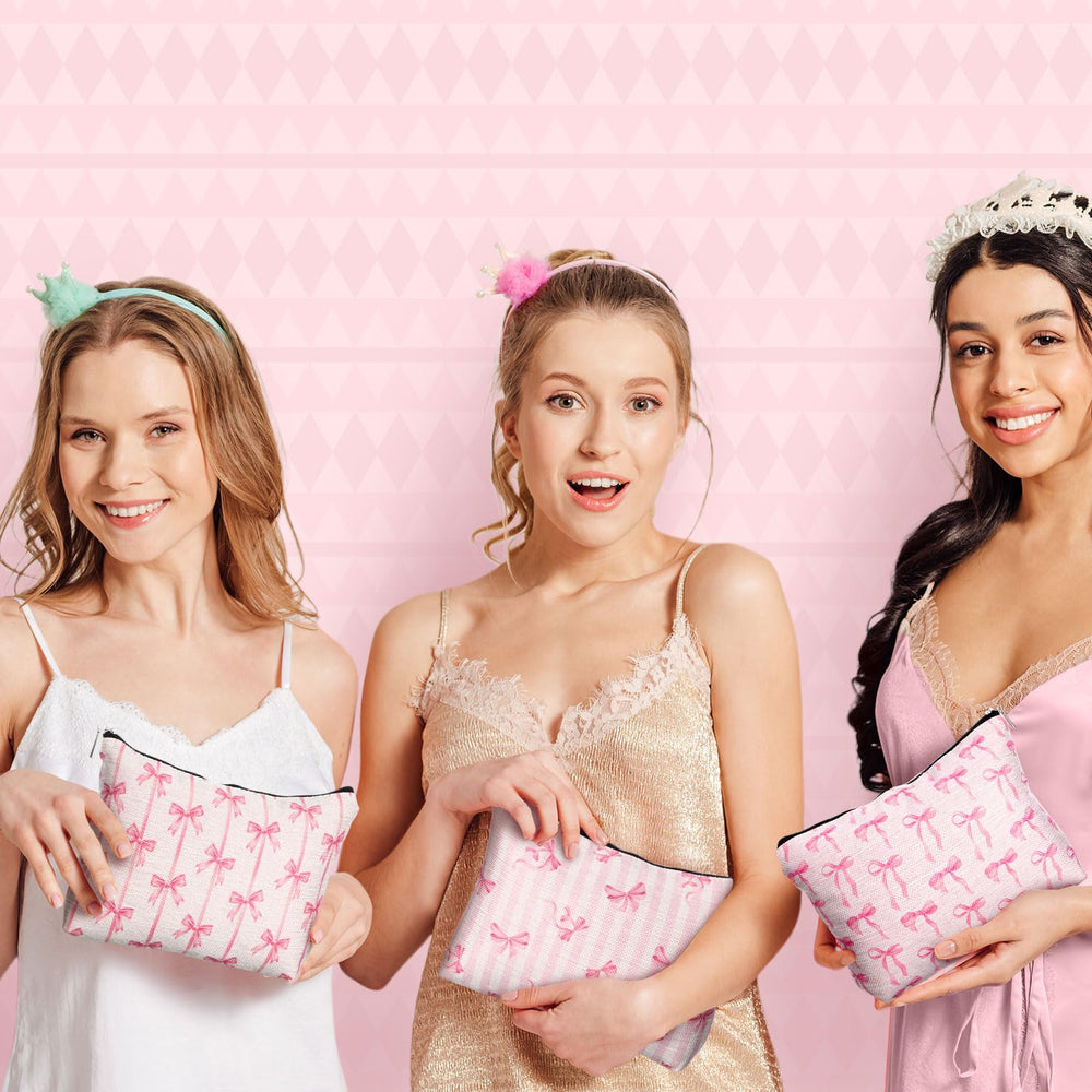 Kacctyen cadeau coquette rose pochette beauté pratique et élégante.
