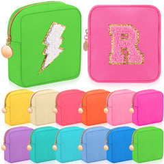 Pochette mini Nylon Kacctyen rouge brillant, rangement rapide pour sac à main.