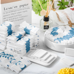 Savon portable Kacctyen pour chambre d'hôtel, offre une sensation rafraîchissante.