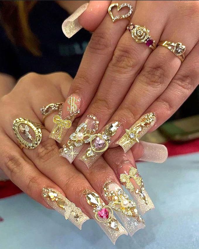 Charme KACHIMOO planete design galactique sur ongles