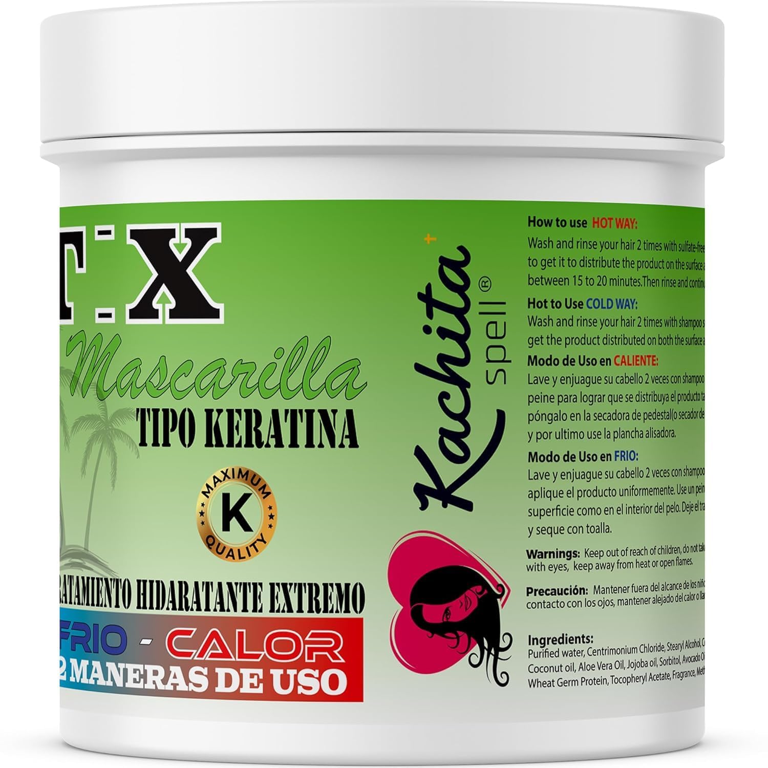 Kachita Spell Huiles et acides aminés – nutrition ciblée des mèches