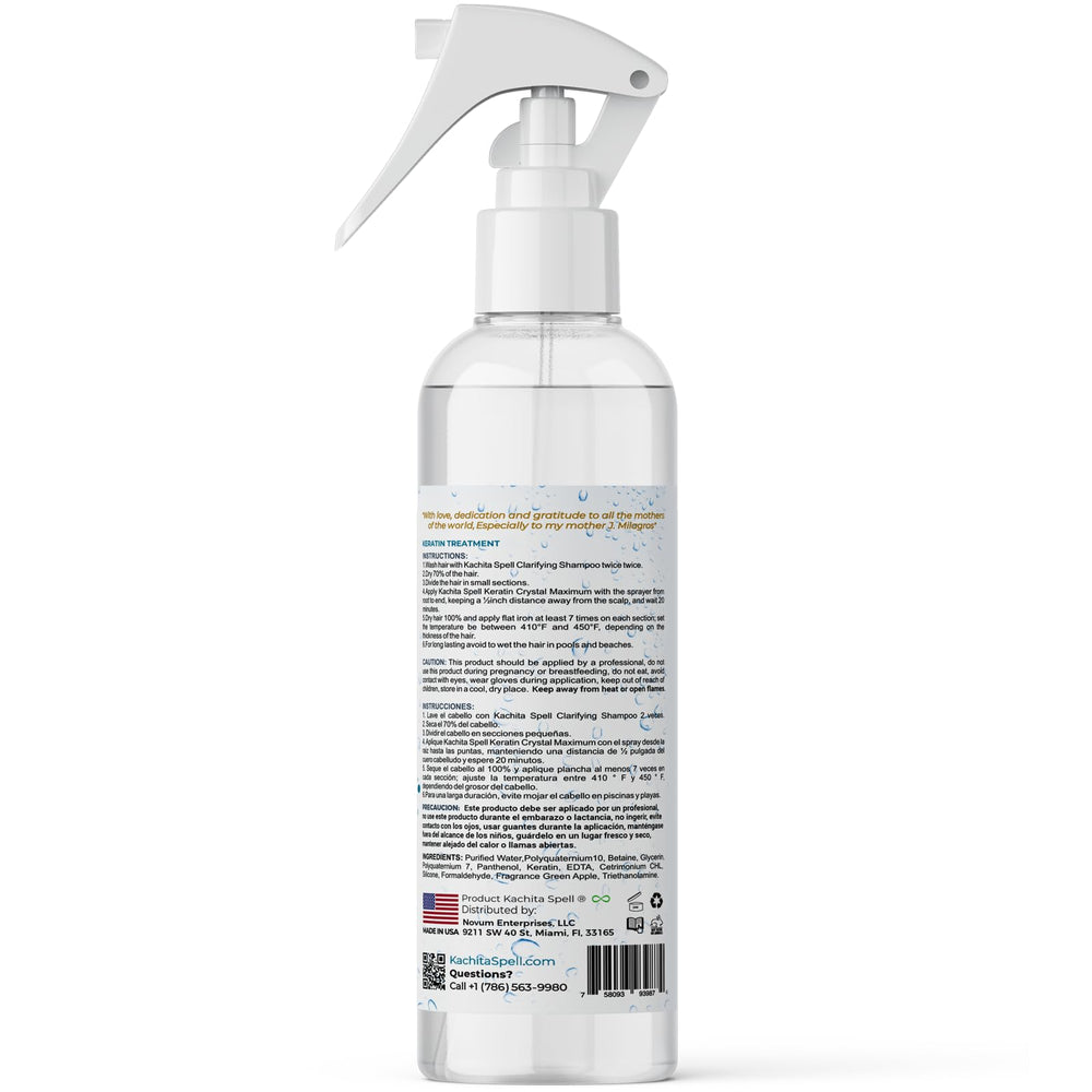 Kachita Spell Keratin Crystal : adapté pour domicile et salon.