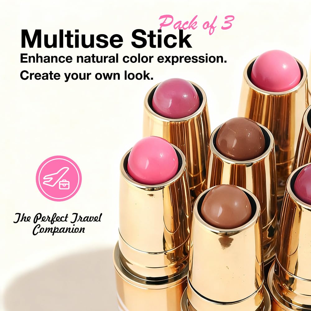 Kaely Contour Blush Stick – application précise sans pinceau.