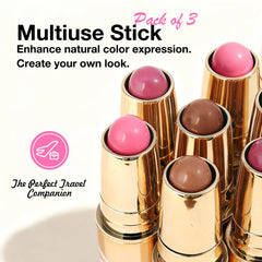 Kaely Contour Blush Stick – application précise sans pinceau.