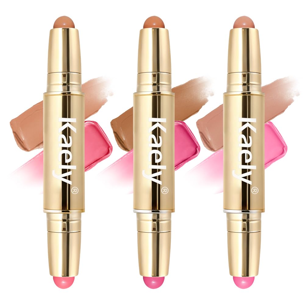 Kaely Contour Blush Stick – texture ultra-crème pour un contour naturel.