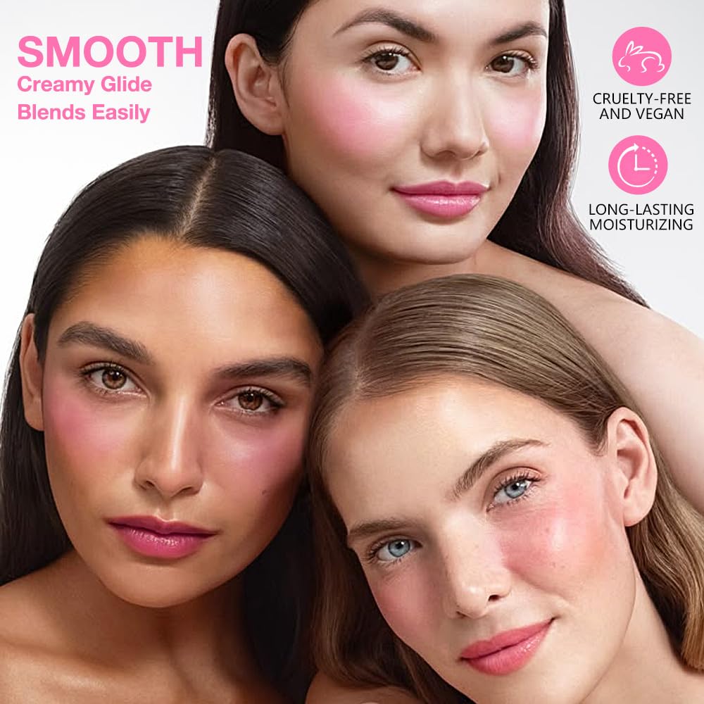 Kaely Contour Blush Stick – format nomade pour retouches rapides.