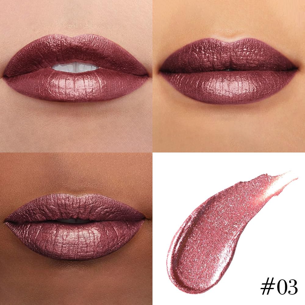Kaely crayon-contour-levres-metalique assure une definition nette et un pigment riche.