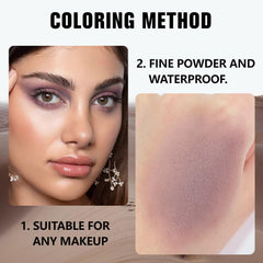 Kaely emballage compact pratique pour retouches maquillage en déplacement.