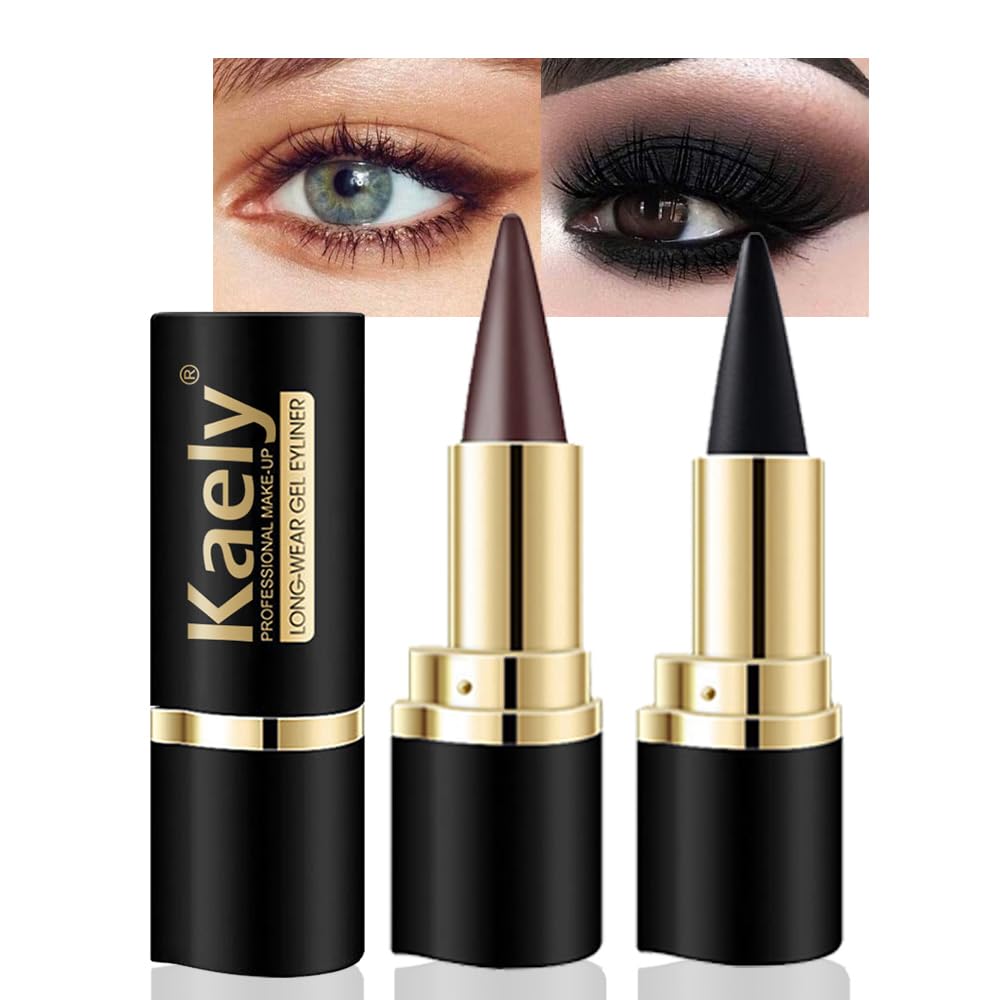 Kaely coffret emballage élégant pour crayon gel noir et marron, cadeau parfait.