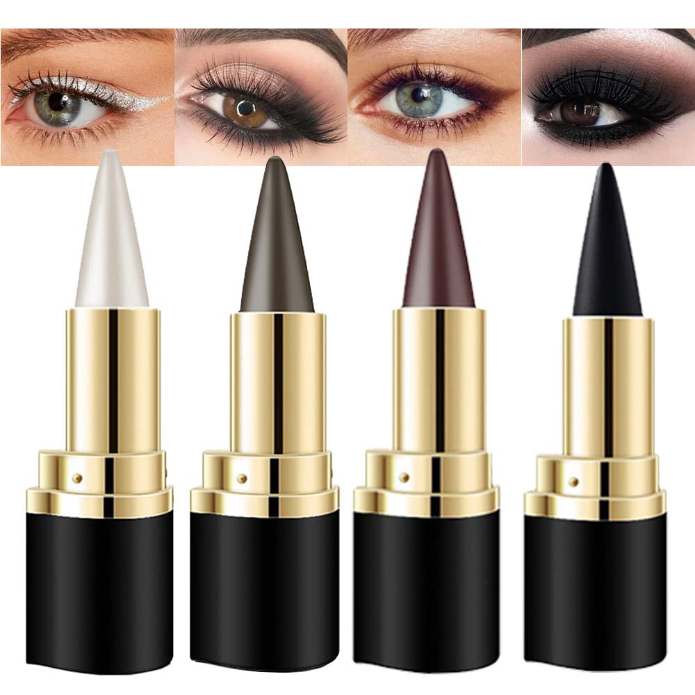 Kaely ensemble 4 crayons gel pour les yeux dans un emballage élégant, cadeau parfait.