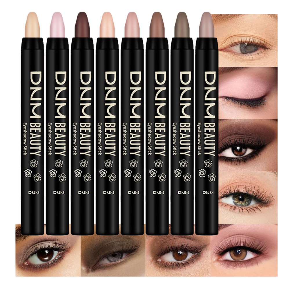 Kaely ensemble 8 batons fard paupières creme pour maquillage rapide.